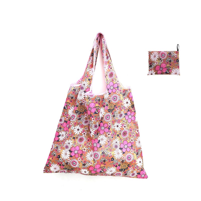 Túi tote phong cách đi mua sắm siêu thị, du lich Chất liệu vải Oxford họa tiết đẹp mắt thời trang KT 40x46cm