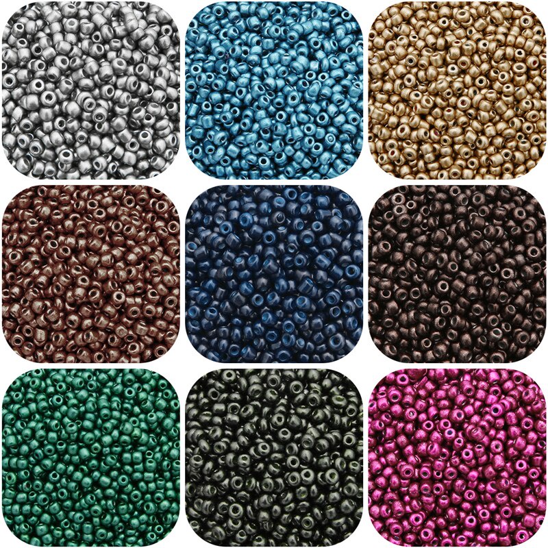 Set 1000 hạt ngọc trai thủy tinh dùng làm đồ trang sức 3 mm 30g