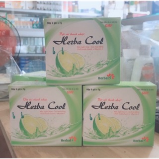 ✅ Bột Sủi Thanh Nhiệt Herba cool  ( hộp 5 gói)