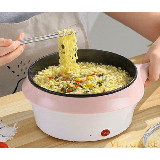 Nồi lẩu điện mini có tay cầm đa năng ( có kèm xửng hấp) | BigBuy360 - bigbuy360.vn