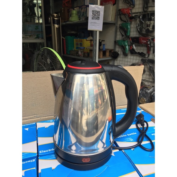 Ấm Siêu Tốc Inox 1.8L- sôi cực nhanh, Có Bảo Hành