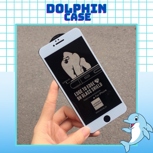 Kính cường lực KingKong Iphone full màn siêu chống va đập đủ size 6/7/8/X/11/12/13/Plus/Max/Pro/Promax - Dolphin Case