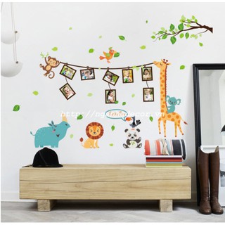 Decal dán tường Vườn thú số 37