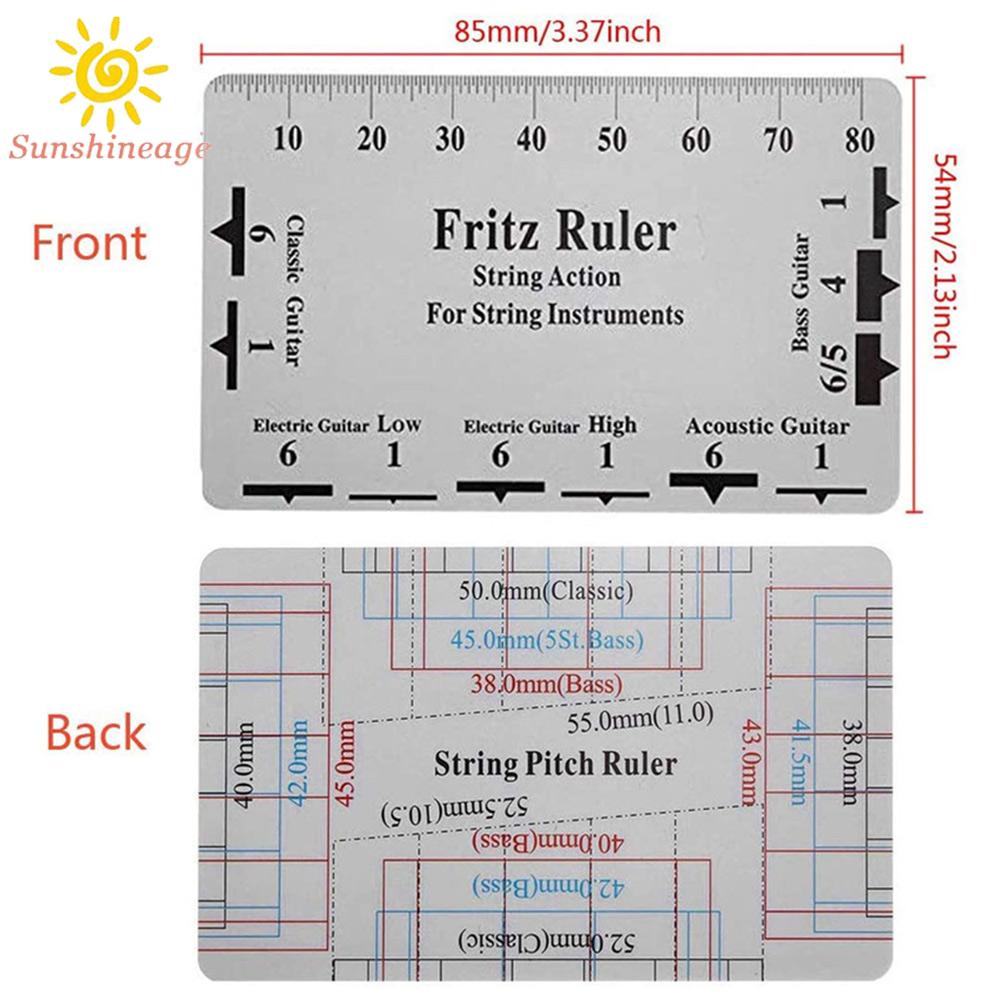 SUNAGE- ~Neck Notched Ruler Neck Notched Ruler Straight Edge Ruler Synthetic Plastics New【SUNAGE-HOT Fashion】
