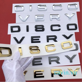 [HÀNG MỚI] Chữ DISCOVERY 3D dán trang trí xe hơi