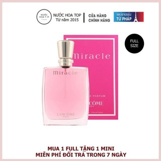 ~ 𝐍ướ𝐂 𝐇𝐎𝐀 𝐓𝐎𝐏 ~ nước hoa nữ lancome miracle edp 100ml lưu hương 12h