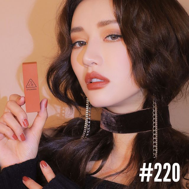 [ 218 ~ 222 ] Son thỏi lì 3CE New Mood Recipe Lip Color
