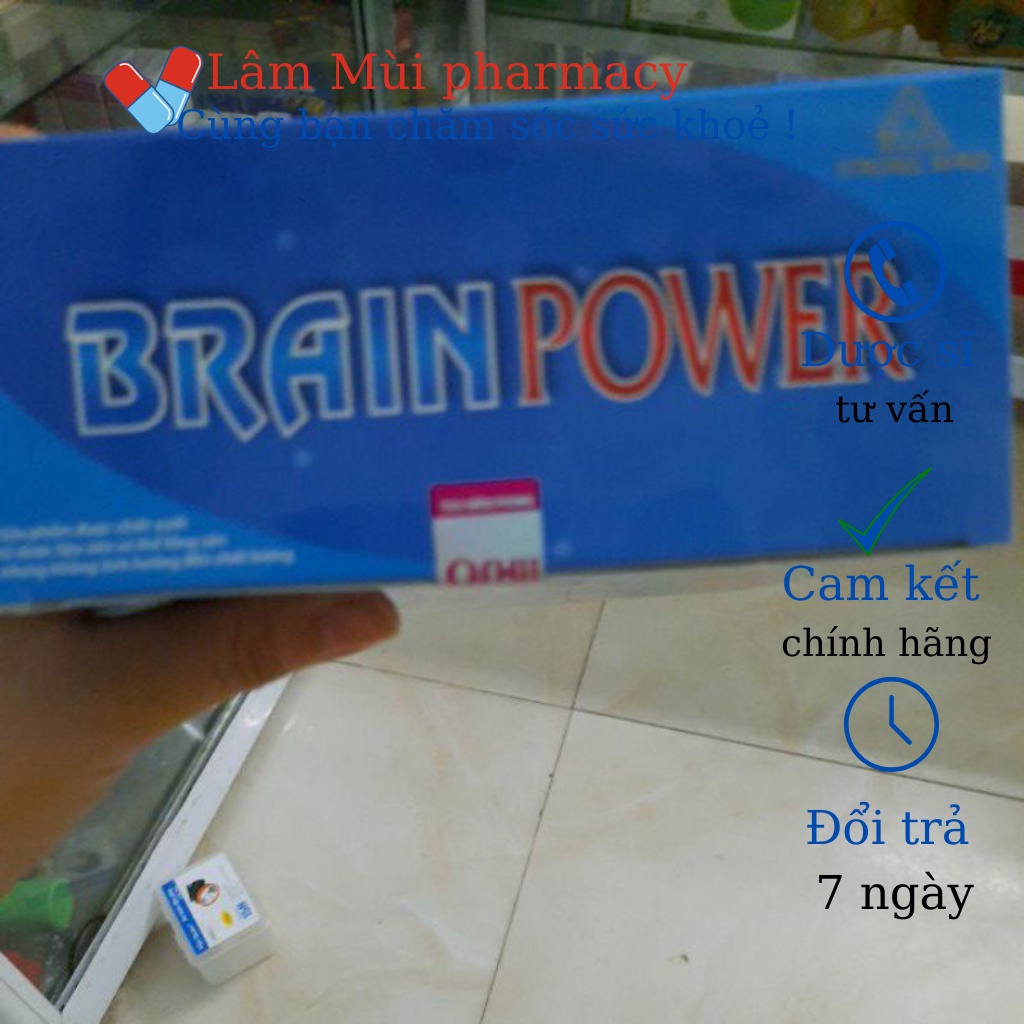 Brain Power ht Tự Kỷ, Chậm Nói, Kém Tập Trung. Mua 5h tặng  canxi nước trị giá 150k lammuipharmacy