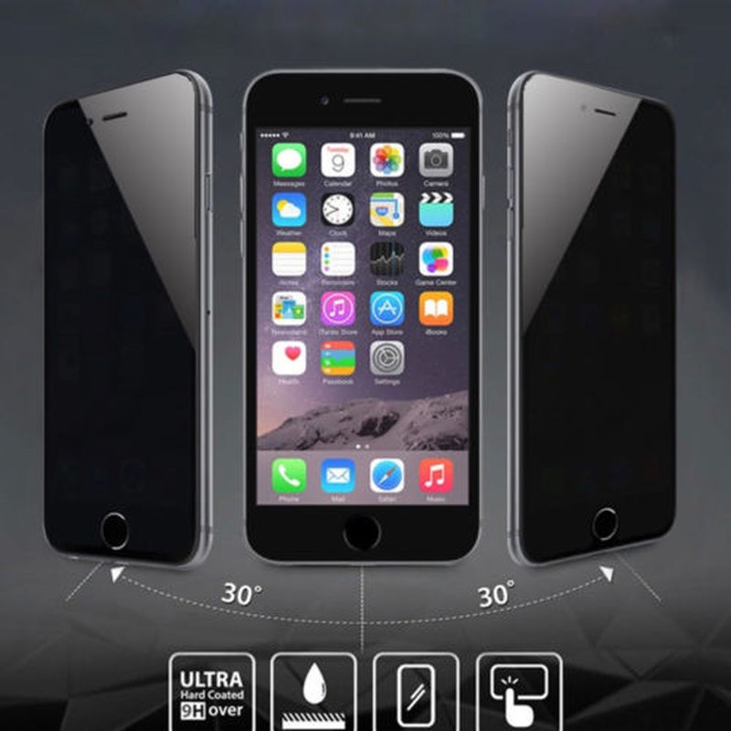 Kính Cường Lực 3D Chống Nhìn Trộm HD Bảo Vệ Toàn Màn Hình Cho IPhone 12 Mini Pro Max 5 SE 6 6S 6P 6SP 7 7P