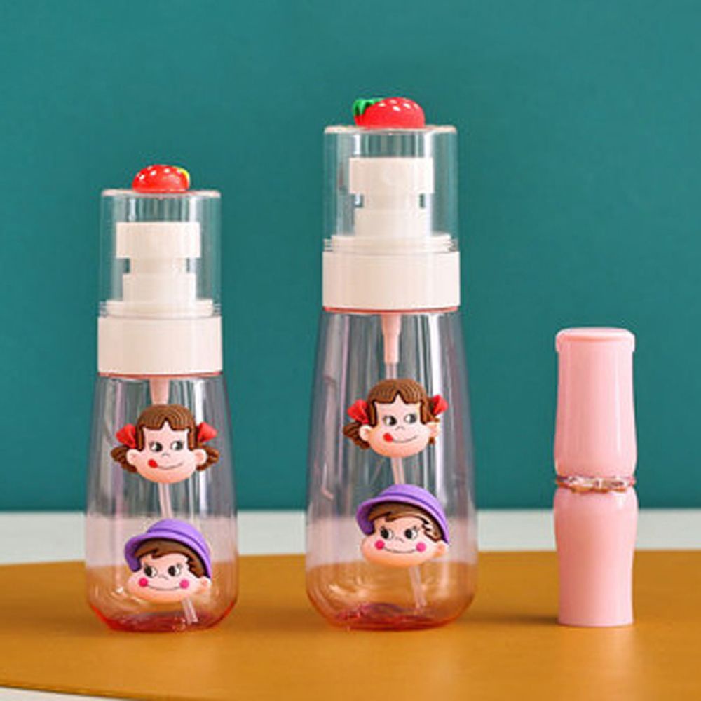 Chai rỗng chiết mỹ phẩm / dầu gội / sữa tắm dạng xịt dung tích 60ml / 100ml họa tiết hoạt hình tiện dụng khi đi du lịch