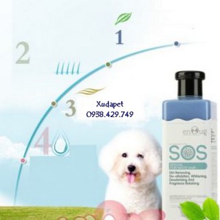 SỮA TẮM SOS DÀNH CHO CHÓ LÔNG TRẮNG