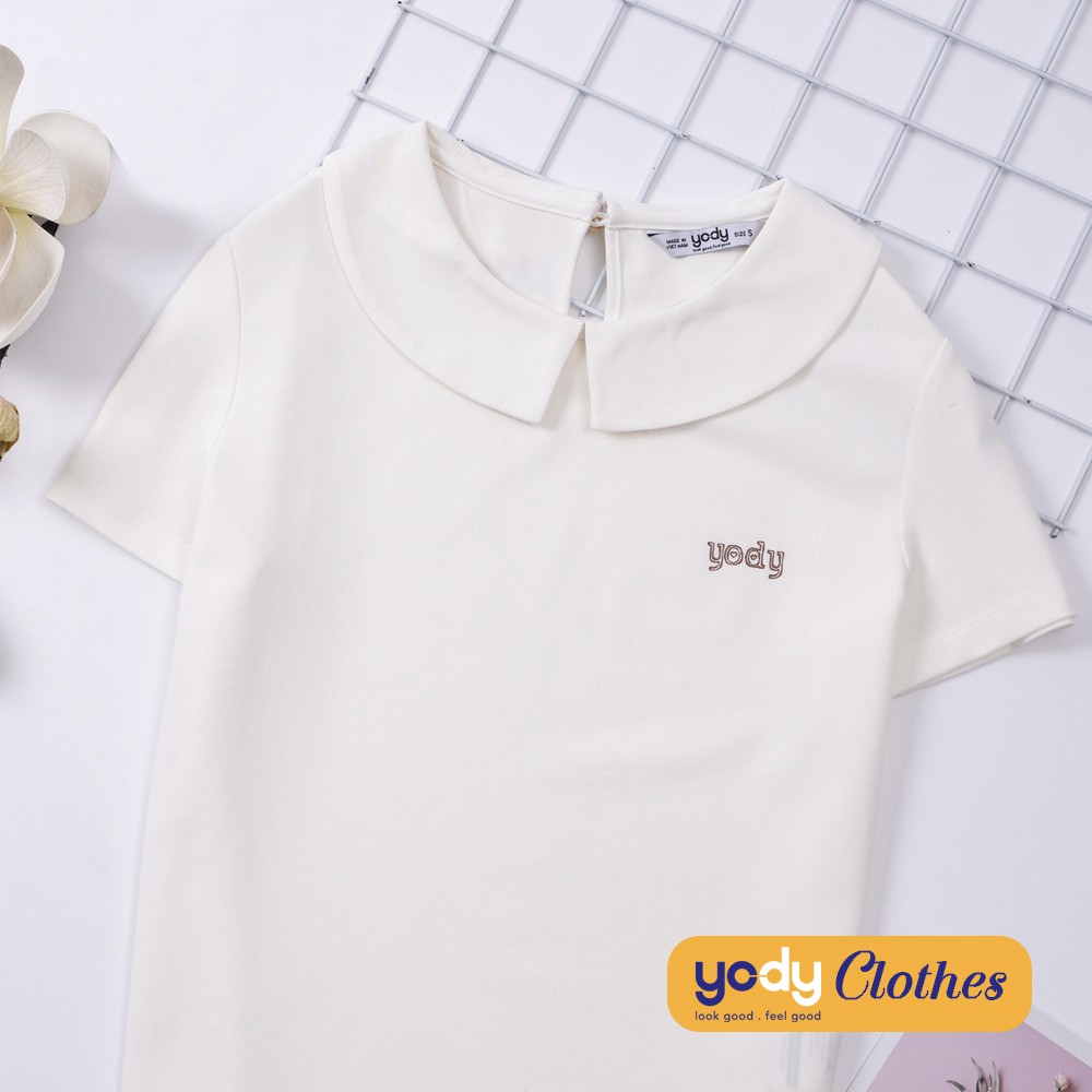 [Mã WABRYODY1 giảm 10% đơn 250K] Áo kiểu nữ cổ sen YODY nữ tính thanh lịch chất vải cao cấp thấm hút tốt APN3688