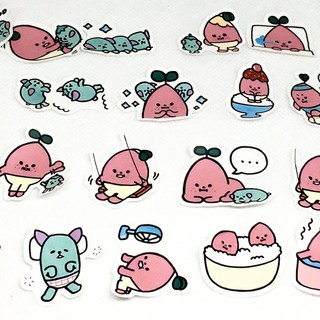 Sticker khoai lang dán trang trí planer, scrapbook,....size nhỏ 3-5 cm