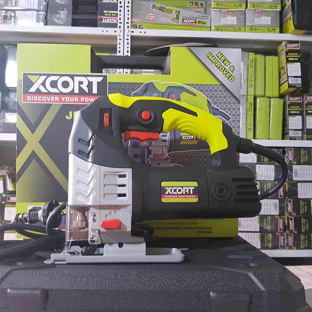 Máy cưa lọng cầm tay dùng điện 650W XCORT Cưa gỗ và kim loại Kèm Phụ Kiện