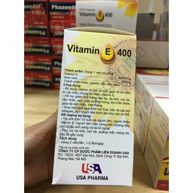 Viên Uống Vitamin E 400 đẹp da | BigBuy360 - bigbuy360.vn