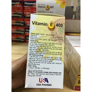 Viên Uống Vitamin E 400 đẹp da