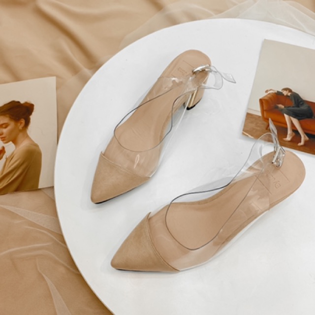 Giày slingback quai trong Lucie - shoes By Jane