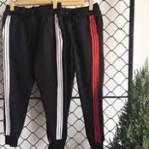 Quần nỉ thể thao phối 3 soc_ảnh thật | BigBuy360 - bigbuy360.vn