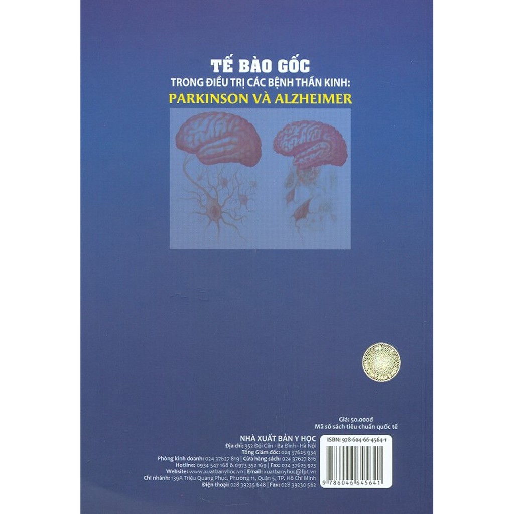 Sách - Tế Bào Gốc Trong Điều Trị Các Bệnh Thần Kinh: Parkinson Và Alzheimer