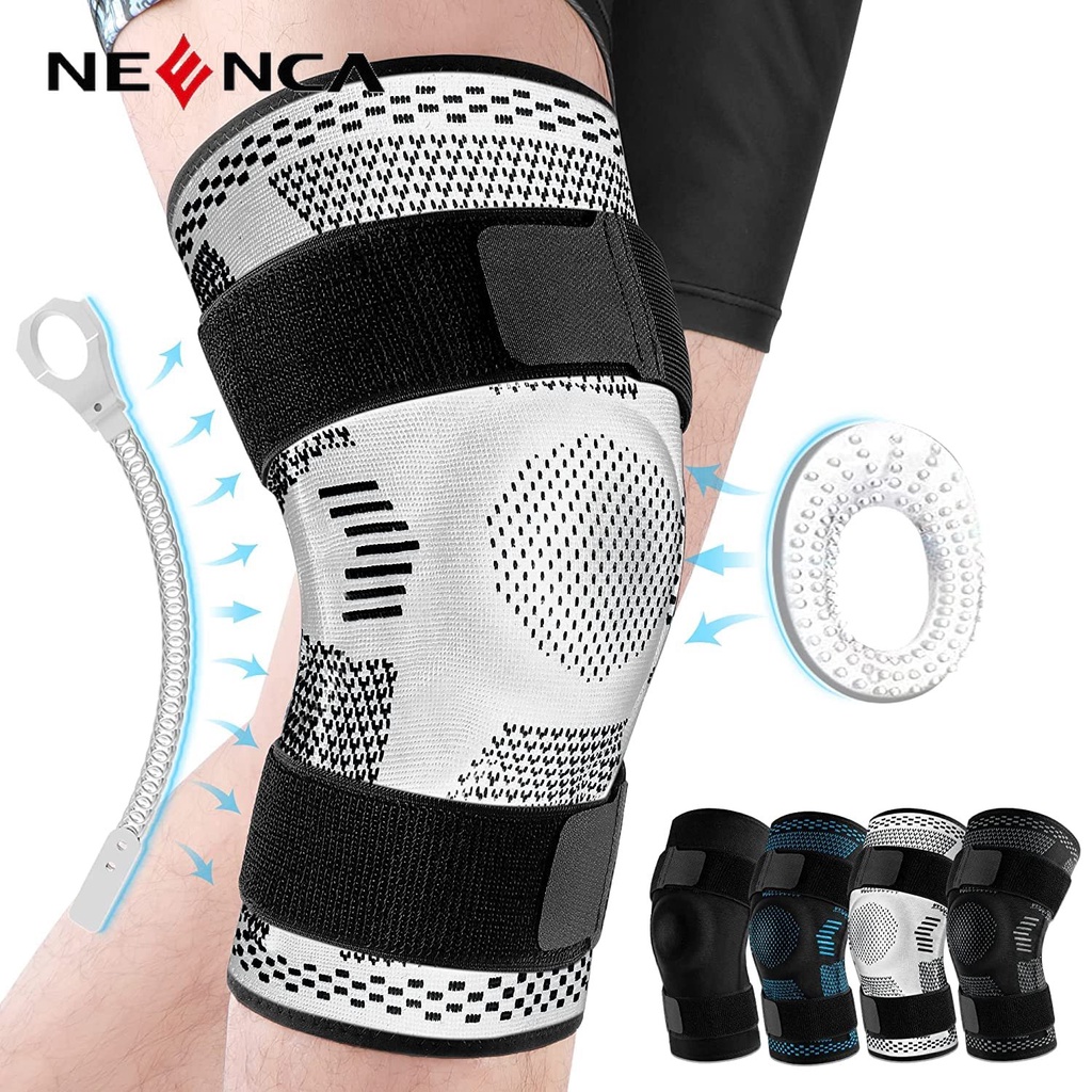 Đai quấn gel patella NEENCA bảo vệ đầu gối/ hỗ trợ ổn định giảm đau rách sụn chêm ACL MCL