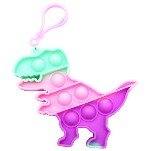 Móc khóa POP IT hình khủng long chạy đồ chơi nhấn bong bóng giảm căng thẳng bảng toán học FOLLOW TẶNG 3KHÀNG CÓ SẴN