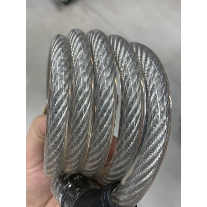 Khoá dây 4 số trong suốt hàng nhập chính hãng từ Pháp