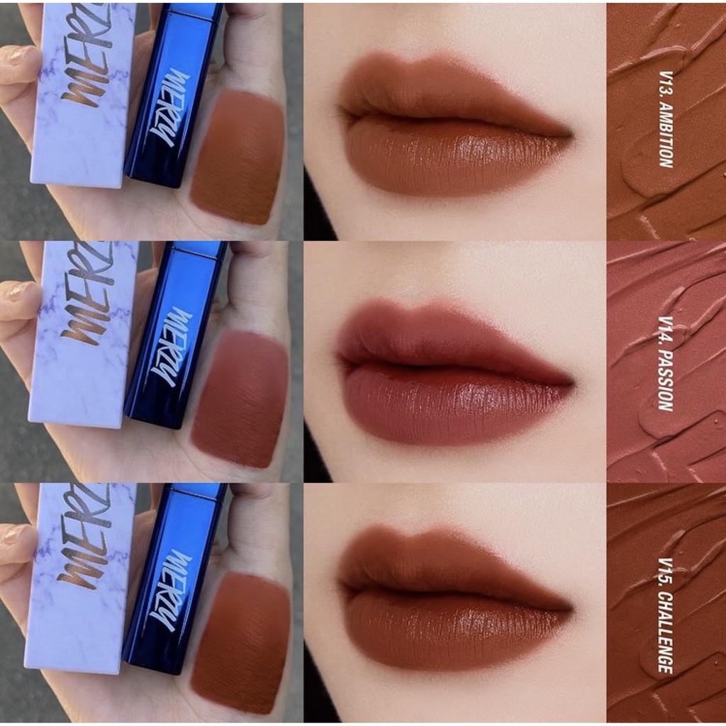 Son Merzy [Hot New-Hàng Auth] Son Kem Lì Merzy The First Velvet Tint Season 3 (Ver Blue) | BigBuy360 - bigbuy360.vn