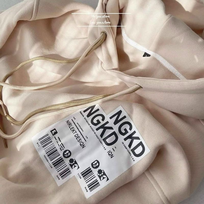 Áo hoodie unisex nam nữ có nón chất nỉ ngoại cao cấp in mã vạch, mẫu áo khoác nỉ ulzzang thời trang thu đông kèm video