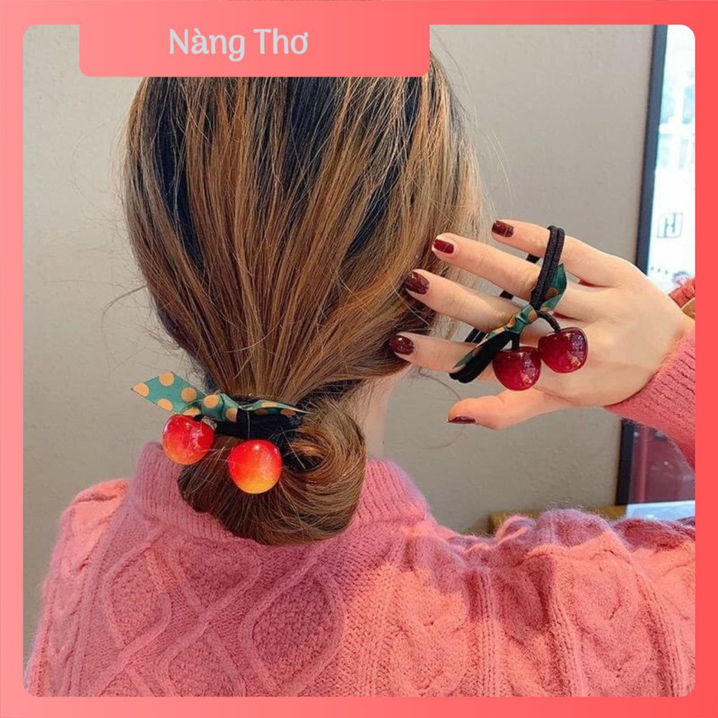 Buộc tóc/ Cột tóc quả Cherry 🍒🍒🍒