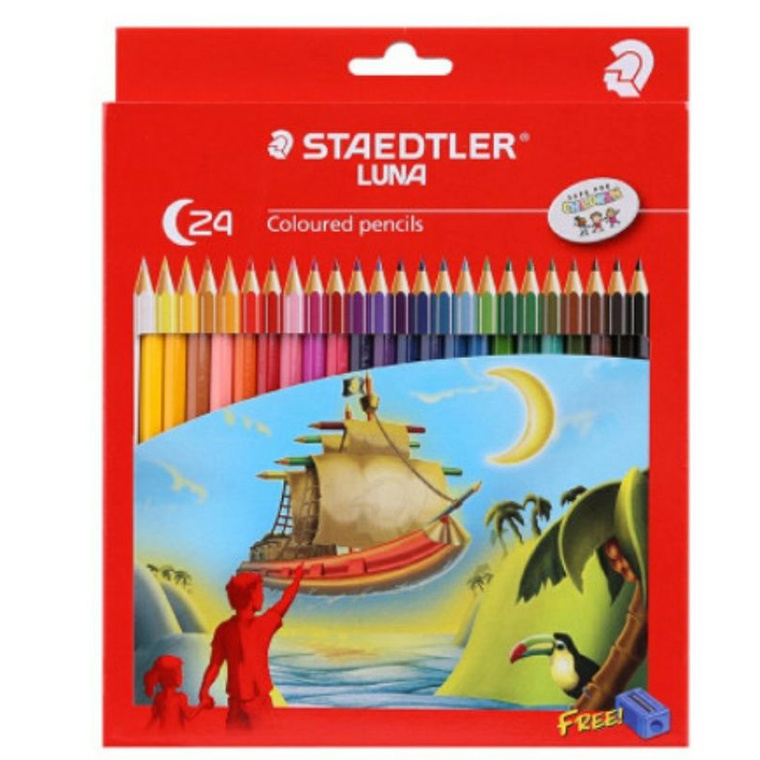 HOT♻Bút Chì Màu 24 Màu ️Staedtler Luna 136 C24