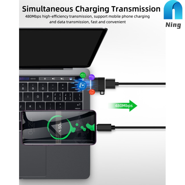 Đầu Chuyển Đổi Dữ Liệu Type-c Cái Sang Usb Male 56k