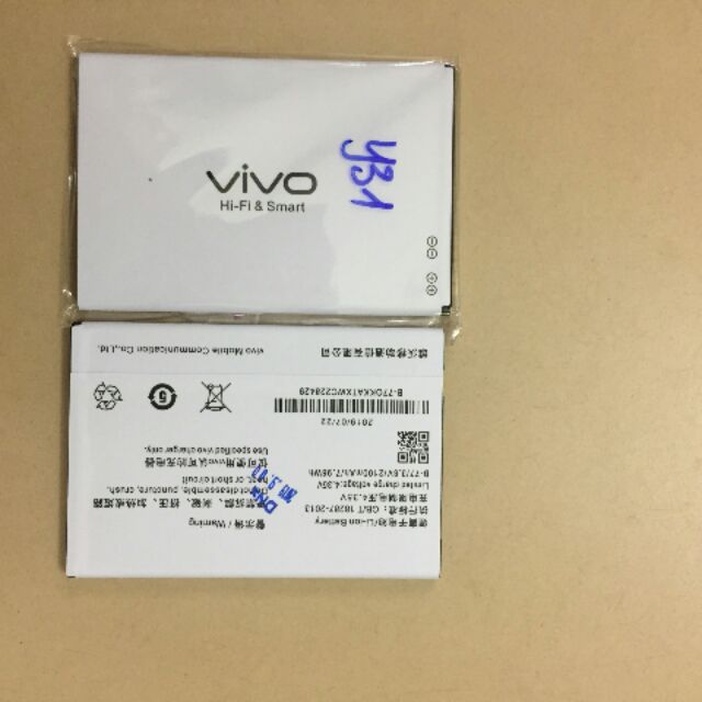 Pin thay cho điện thoại Vivo y31 xịn có bảo hành
