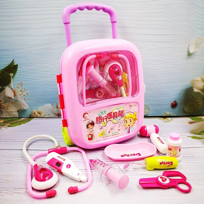 ĐỒ CHƠI VALI KÉO BÁC SĨ LOẠI CÓ ĐÈN phát triển kĩ năng