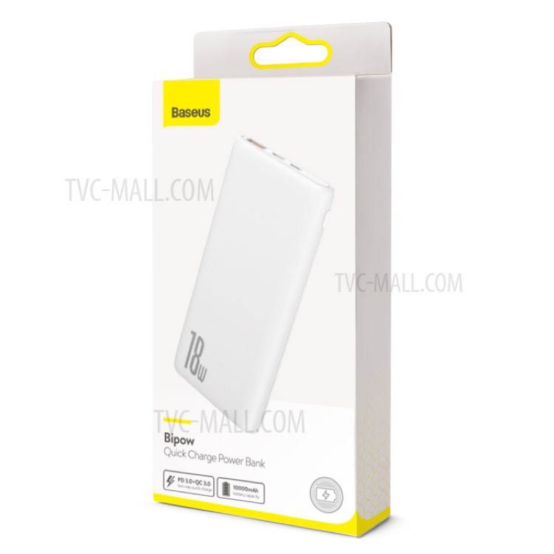 Pin Sạc Dự Phòng Sạc Nhanh 18W Baseus 10000mAh PD/QC