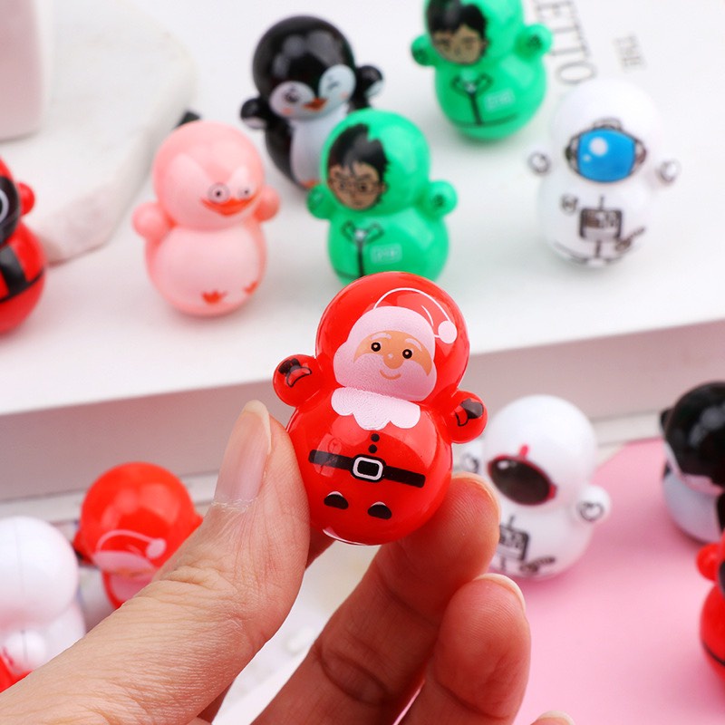 Lật đật mini đồ chơi trẻ em, đồ chơi lật đật cho bé trai bé gái lắc lư siêu đáng yêu SAMIKIDS
