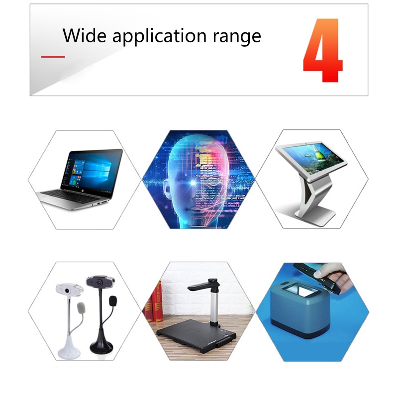 Mô Đun Camera Laptop PCB HM2057 USB 2 Triệu Pixels Góc Rộng