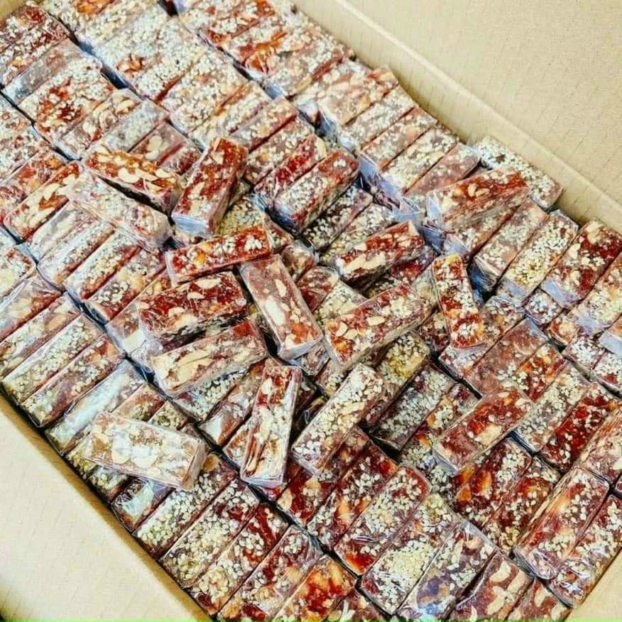 Kẹo chuối mè gừng đậu phộng loại ngon 500g