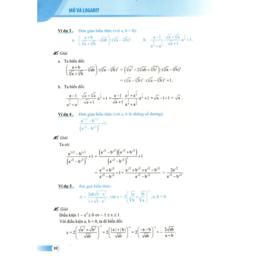 Sách:Phương Pháp Giải Các Dạng Toán THPT: Mũ Và Logarit