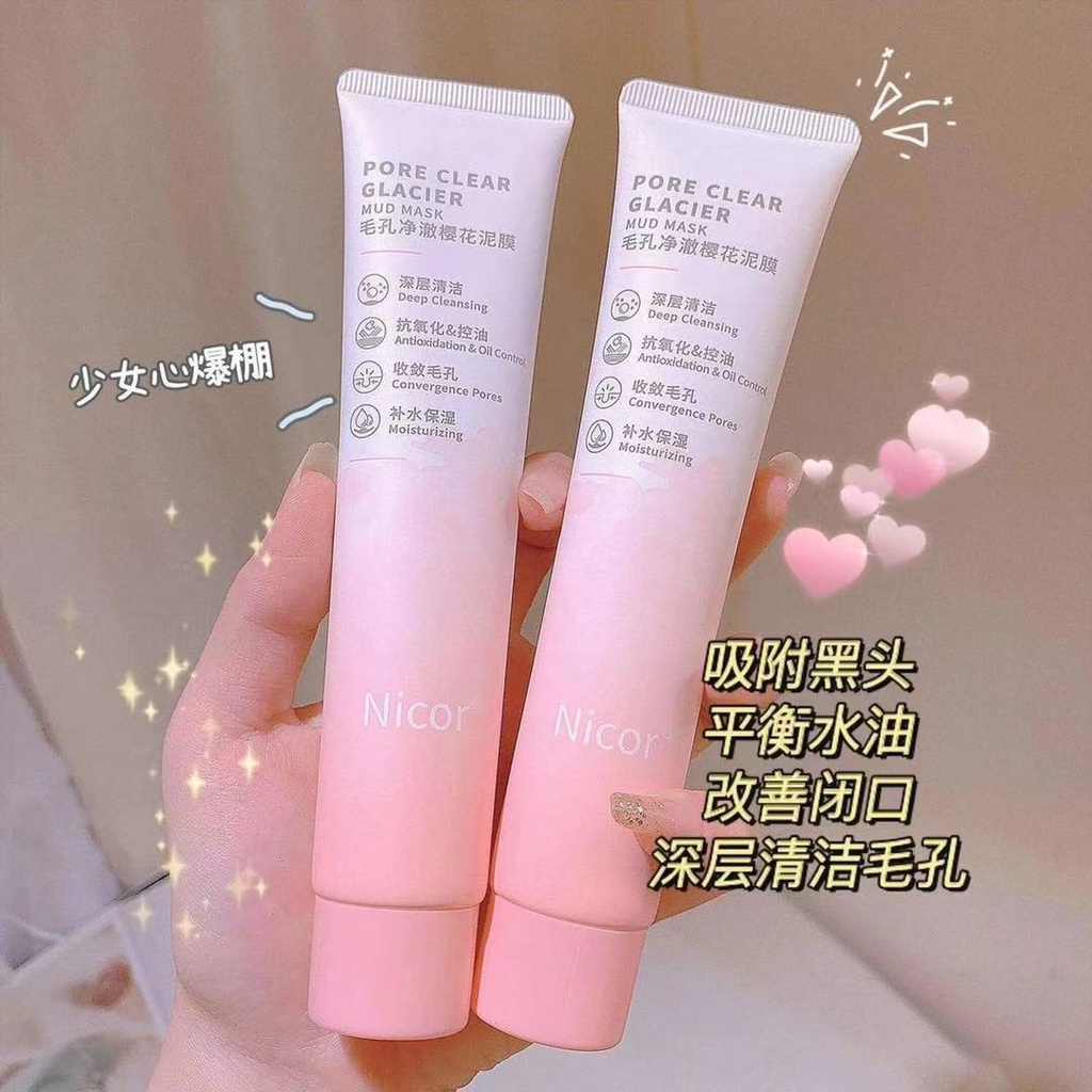 [Hàng mới về] Mặt Nạ Bùn Nicor Kiểm Soát Dầu Làm Sạch Sâu Lỗ Chân Lông | BigBuy360 - bigbuy360.vn