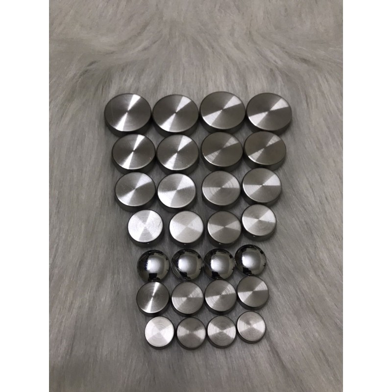 Combo 200 túi chụp chân vít size 12mm nút nhựa