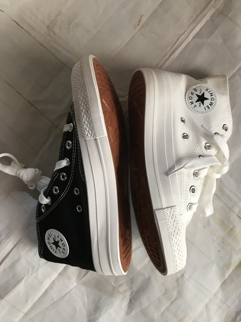 [Mã FAMAYWA2 giảm 10k đơn từ 50k] Giày cao cổ cầu vồng 2 màu đen trắng Mã CT150 | BigBuy360 - bigbuy360.vn