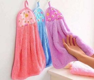 khăn bông lau tay siêu mềm siêu thấm ( giao màu ngẫu nhiên )
