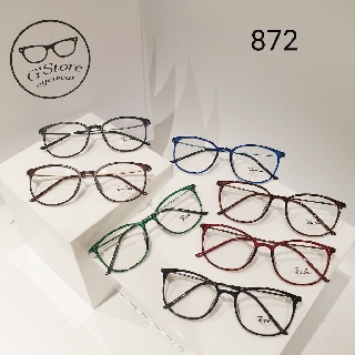 [XẢ KHO 3 NGÀY] Gọng Kính Cận Viền Nhựa Mảnh Càng Kim Loại Gstore872{HÀNG CHẤT}FULLBOX tặng kèm 01 lọ nước xịt kính 25K