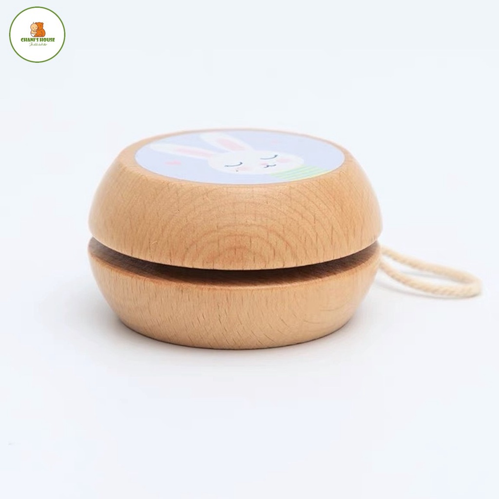 [HOT] Đồ Chơi Con Quay YoYo Bằng Gỗ Hình Ngộ Nghĩnh Đáng Yêu Cho Bé