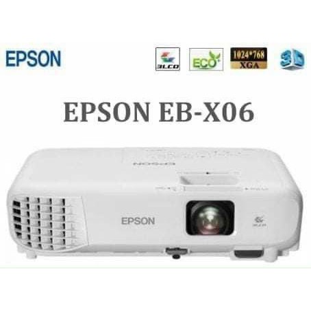 Máy Chiếu Xem Bóng Đá EPSON EB-X06 Cao Cấp Tặng Màn Hình Chuyên Dụng Ngang 2,44m Cao 1,83m