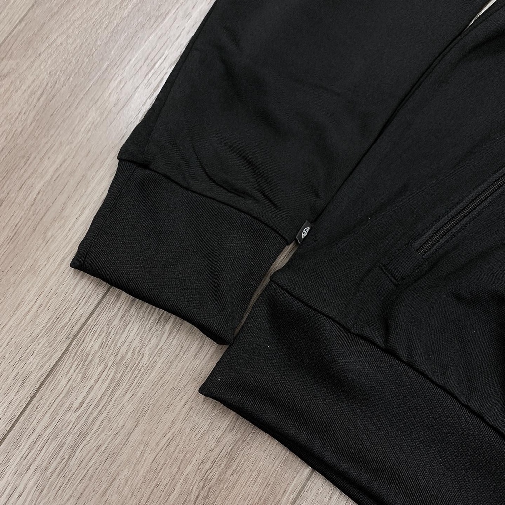 (Bao Check) Áo Adidas Jacket Đen Basic dễ phối đồ, mặc thoải mái, mát mẻ