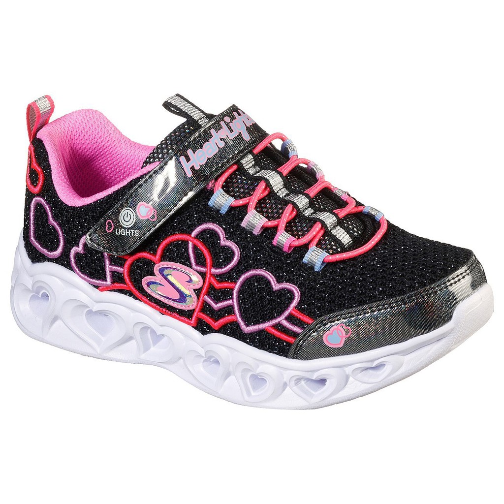 Giày thể thao thời trang SKECHERS - HEART LIGHTS dành cho bé gái 302080L