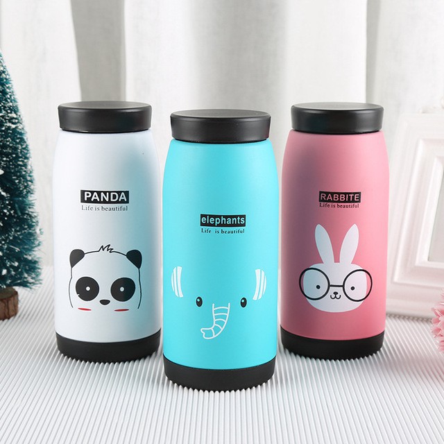 Bình giữ nhiệt inox hình thú cute 360ml-500ml