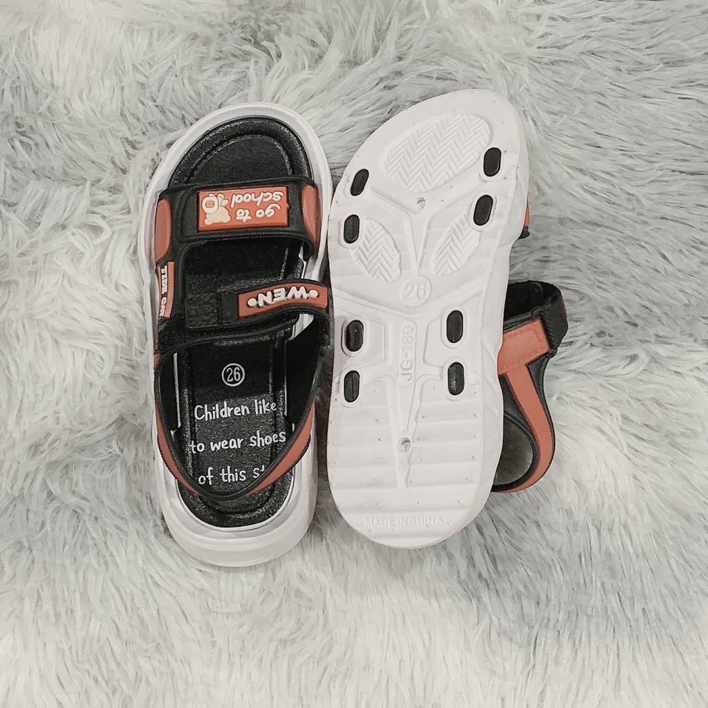 Sandal Bé Trai quai dán chống trơn chống vấp đế mềm ML 180