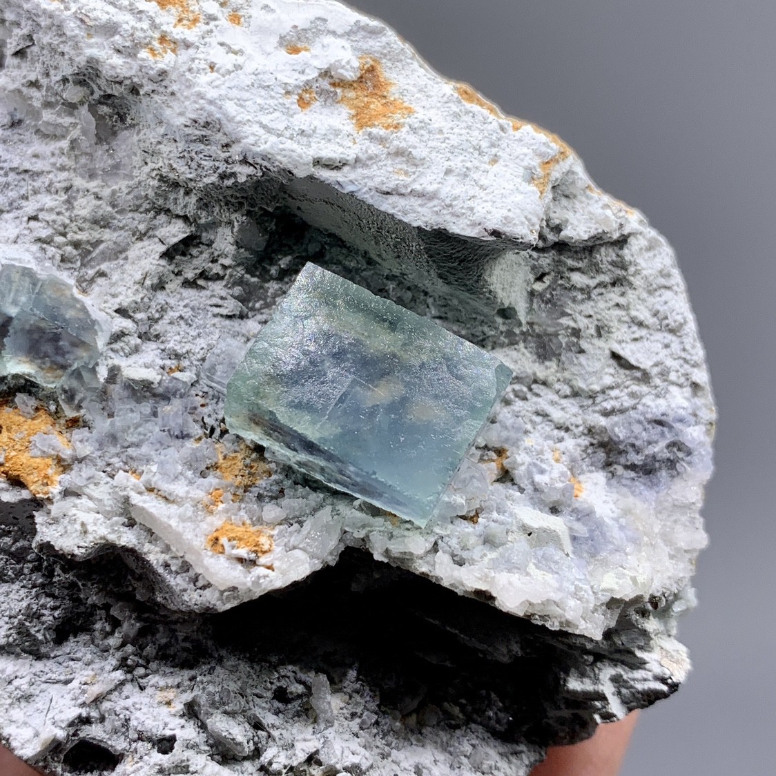 Đá Fluorite Khoáng Tự Nhiên Màu Xanh Dương